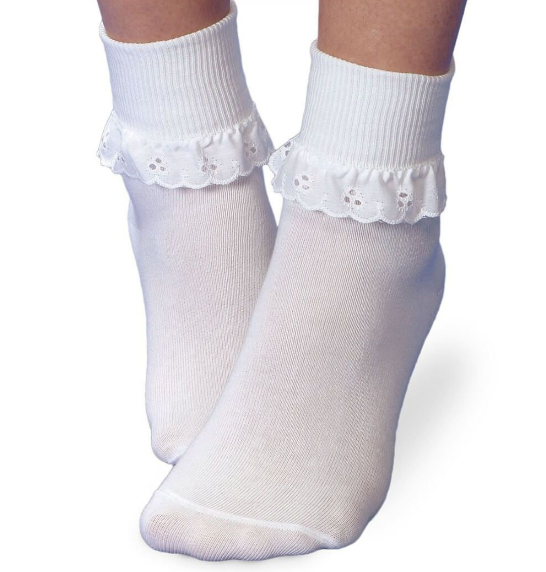 Jefferies Eyelet Lace Sock