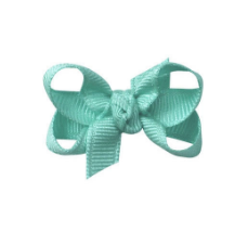 S (Tiny) 3" Grosgrain Bow on Alligator Clip