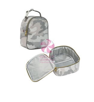 Snow Camo Seersucker Gumdrop Lunchbox