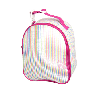Rainbow Seersucker Gumdrop Lunchbag