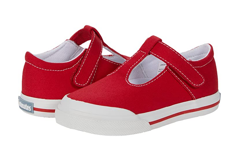 Footmates Drew Shoes Red