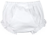 White Eyelet Diaper Cover