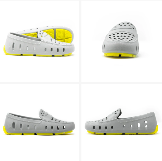Floafers Harbour Mist Grey/Lemon