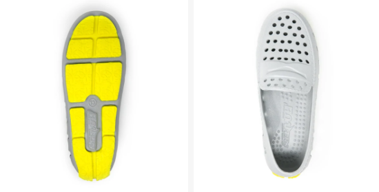 Floafers Harbour Mist Grey/Lemon