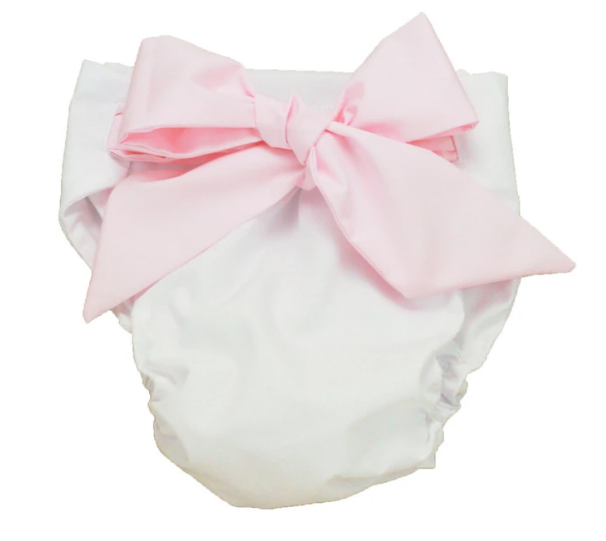 Baby Bow Bloomer White