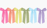 Satin Ruffle Longtail Bow