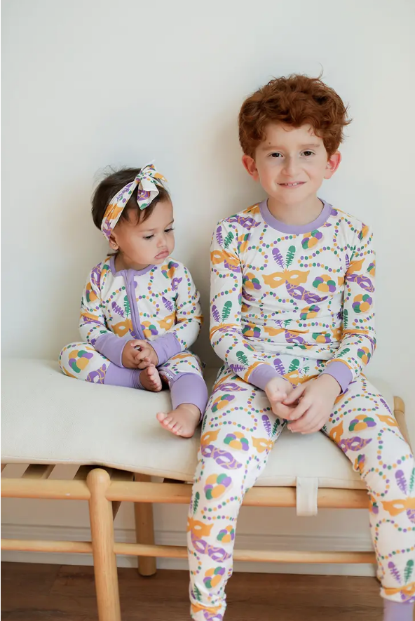 Mardi Gras 2 Piece Set