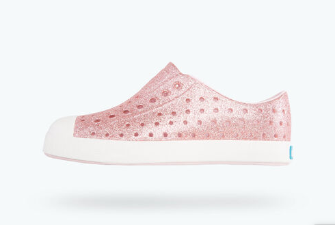 Jefferson Bling Milk Pink with White Shell