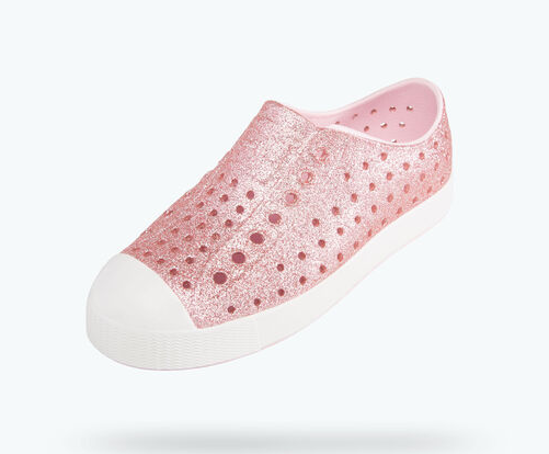 Jefferson Bling Milk Pink with White Shell