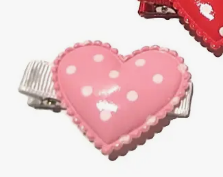 Patent Pink Heart Clip