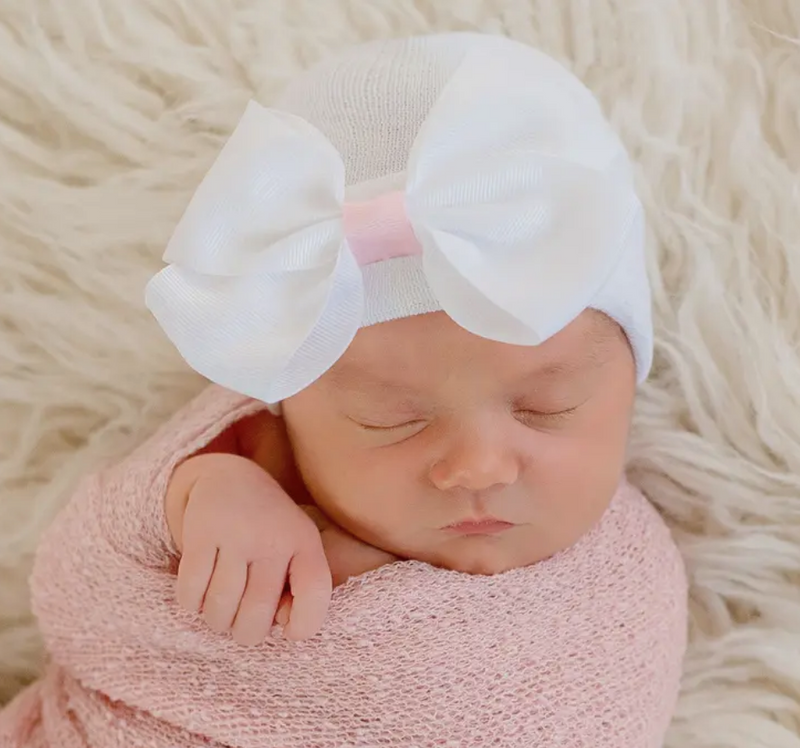 Sophie White Big Bow Ribbon