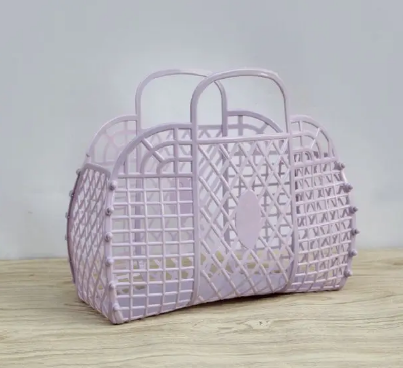 Retro Basket Jelly Bag - Lilac