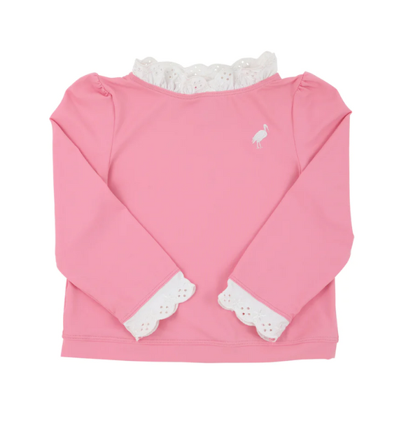 Winnie's Wave Spotter Swim Shirt- Hamptons Hot Pink