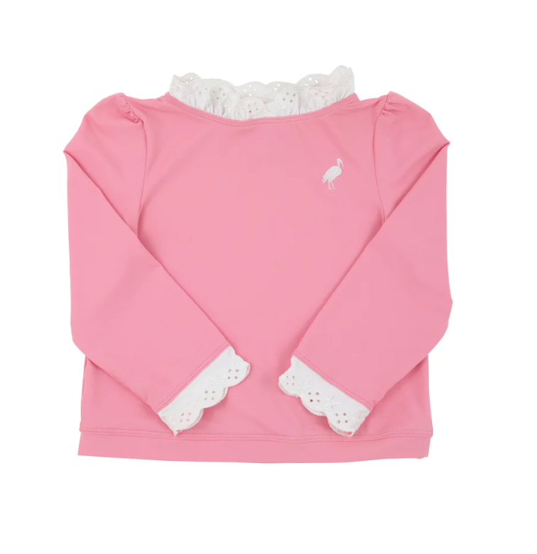 Winnie's Wave Spotter Swim Shirt- Hamptons Hot Pink
