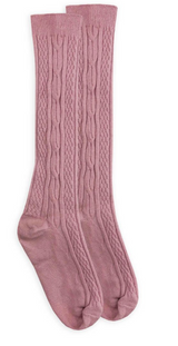 Jefferies Cable Knit Knee Highs