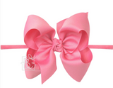 Grosgrain Small Bow Headband Nylon 3.5"