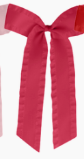 Satin Ruffle Longtail Bow