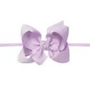 Grosgrain Medium Bow on Nylon headband 4.5"