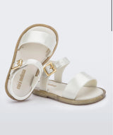 Mini Melissa Mar Sandal White
