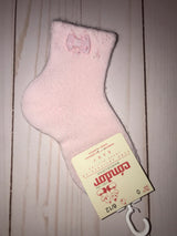 Condor Short Crochet Sock with Bow